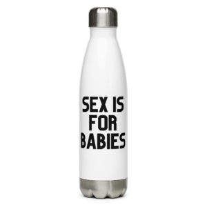 Stainless steel water bottle